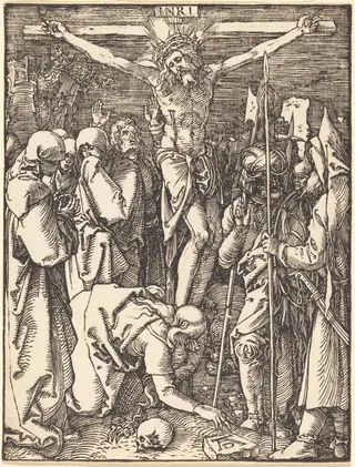 The Crucifixion, by Albrecht Dürer, ink, 1510