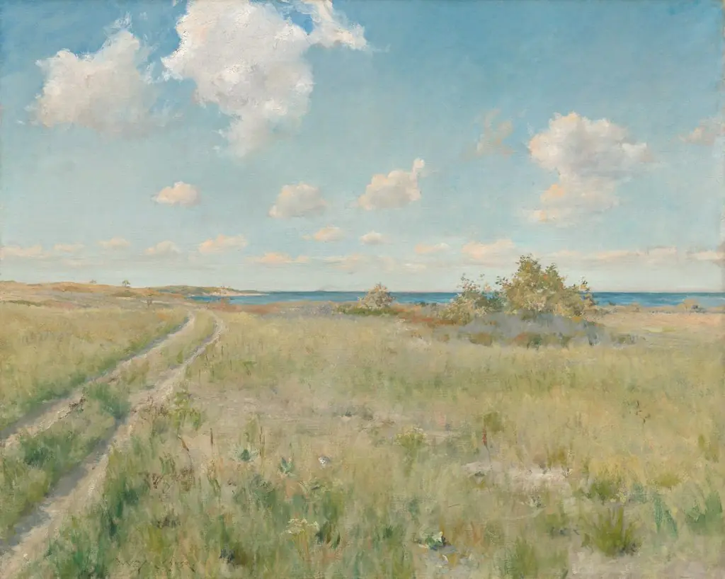 The Old Road to the Sea, by William Merritt Chase, oil, 1897