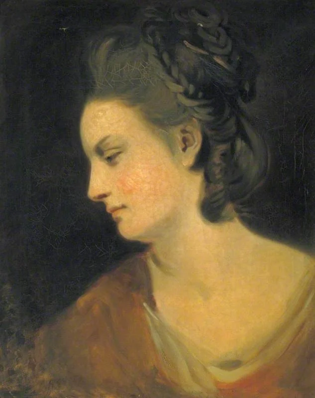 Portrait of an Unknown Woman, detail