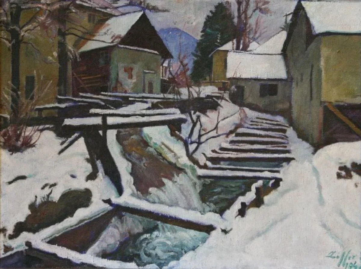Moară la Baia Mare, detail