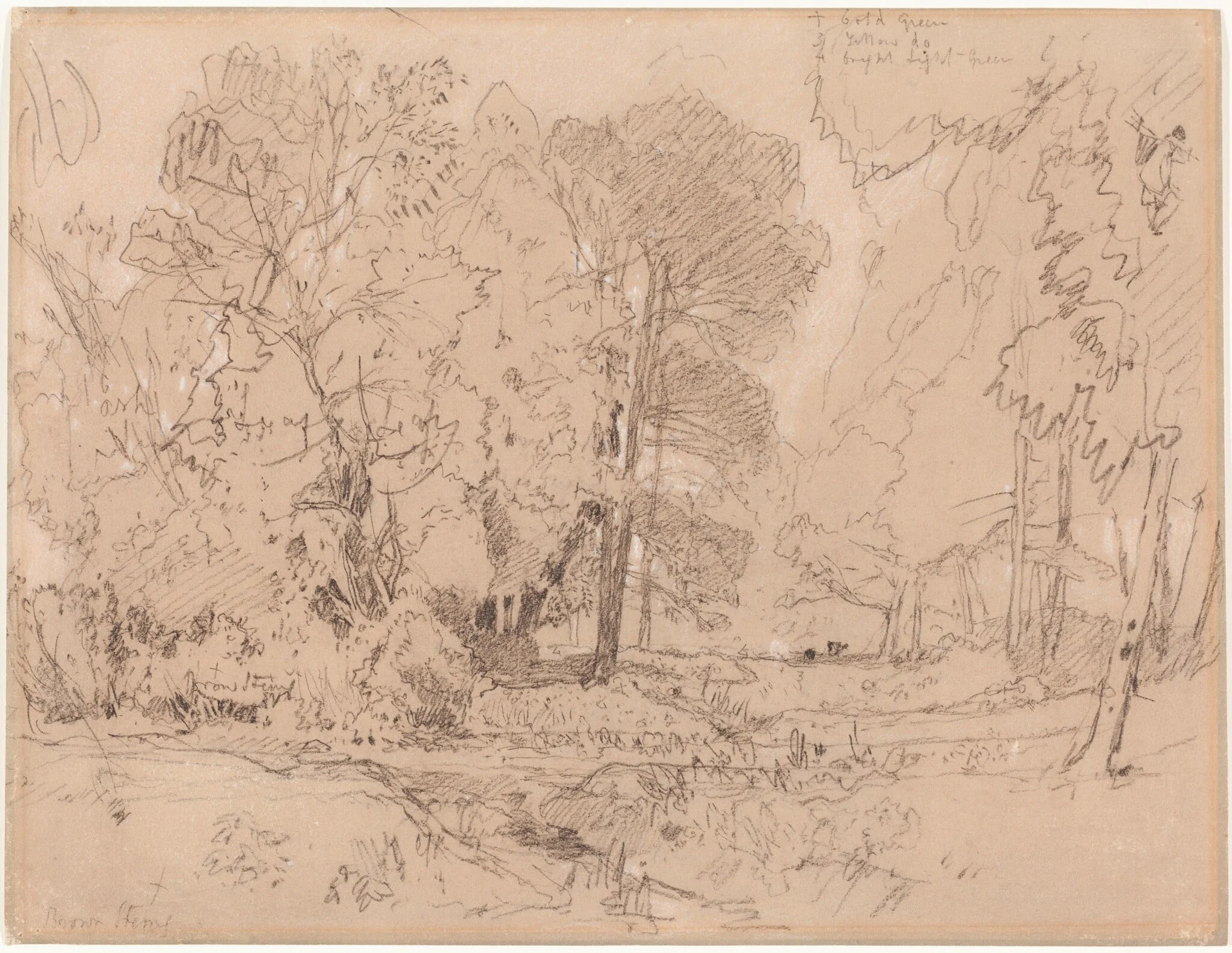 Wooded Landscape, detail