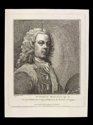 H Beard Print Collection, by William Hogarth, 1