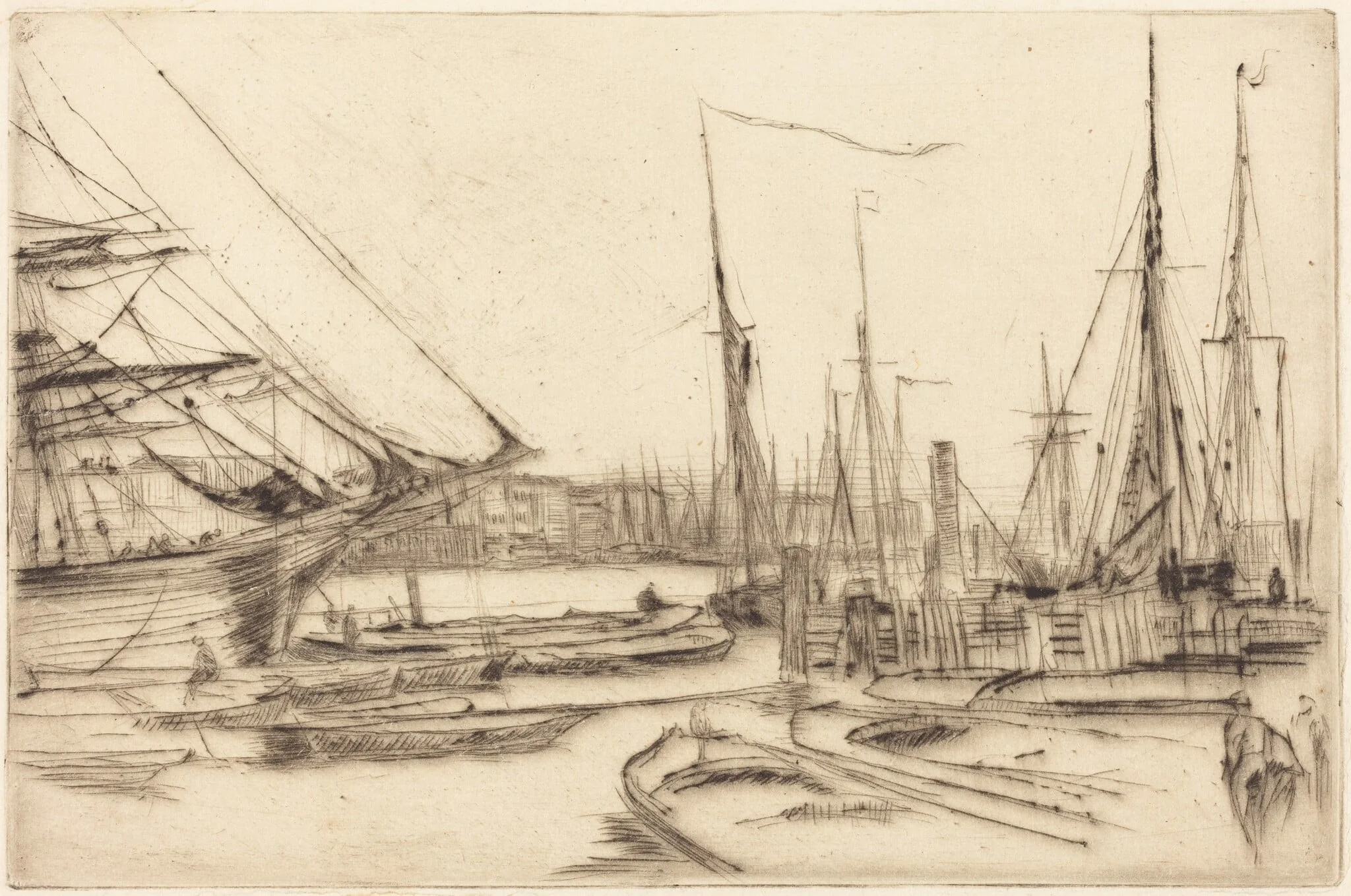 A Sketch from Billingsgate, detail