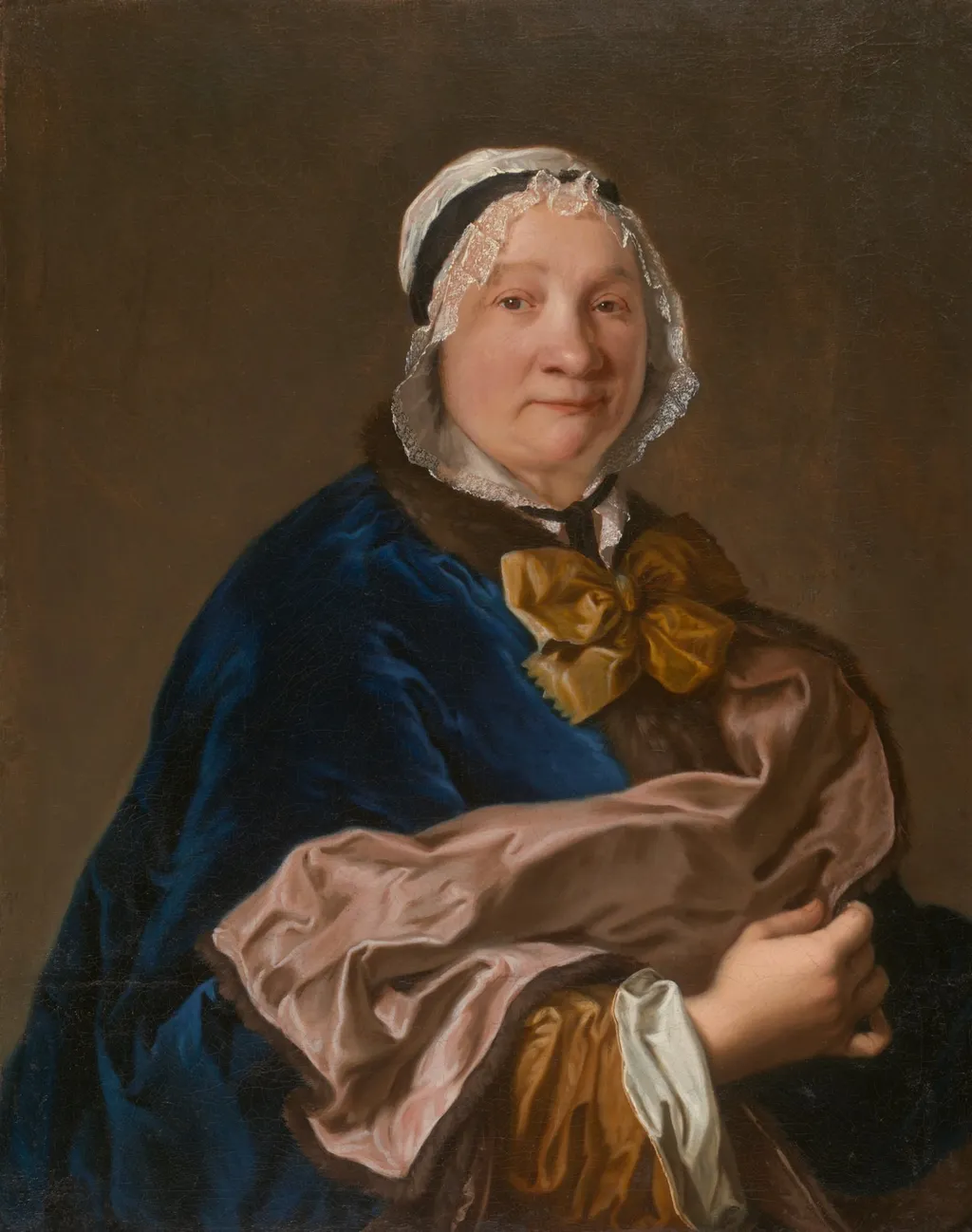 Portrait of a Lady, by French School, oil, 1738