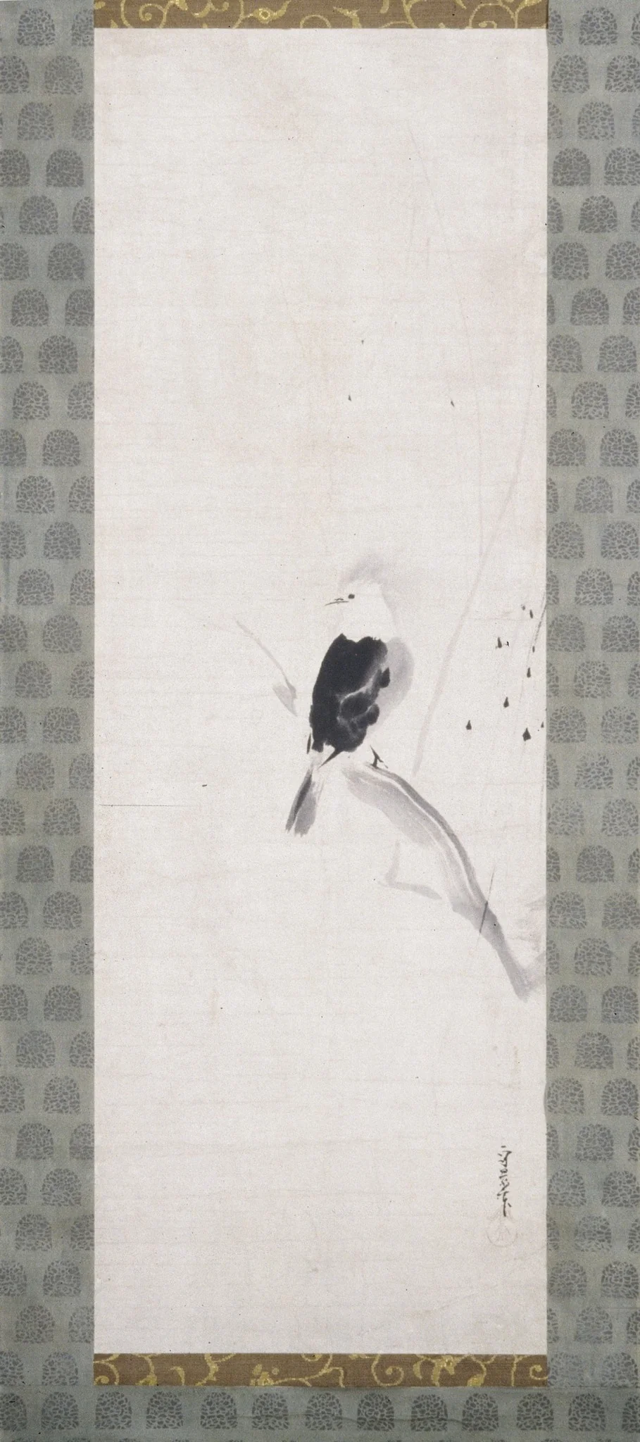 Bird on Branch, detail