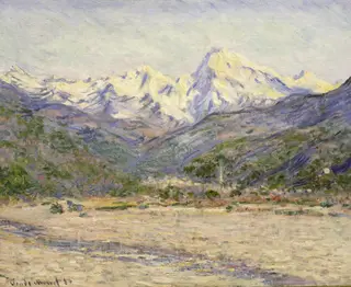 The Valley of the Nervia, by Claude Monet, oil, 1892