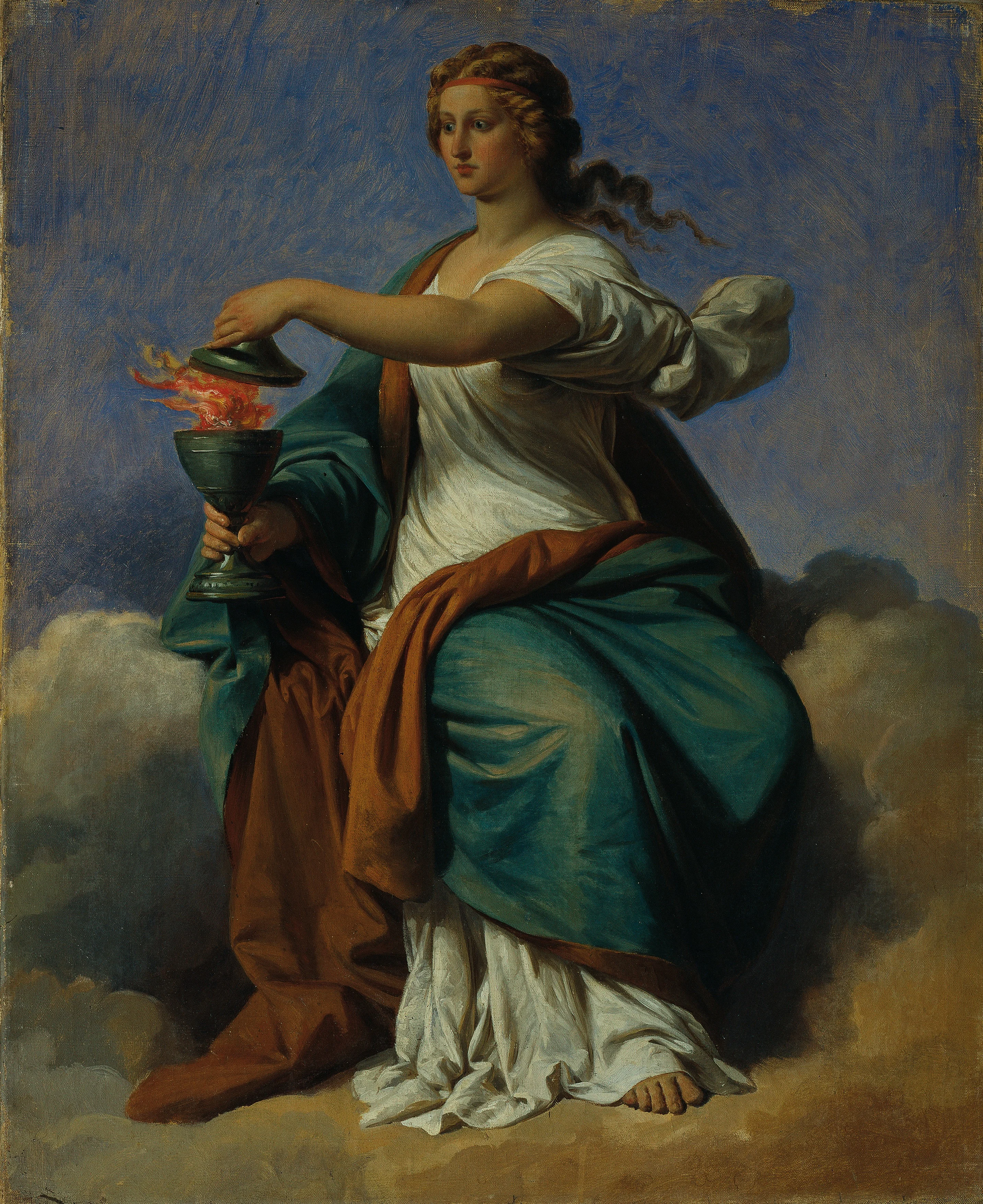 Allegory of Self-Control (Moderation), detail