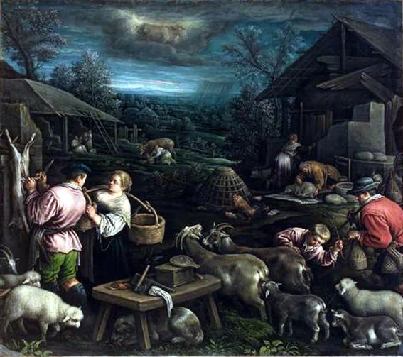 April, detail