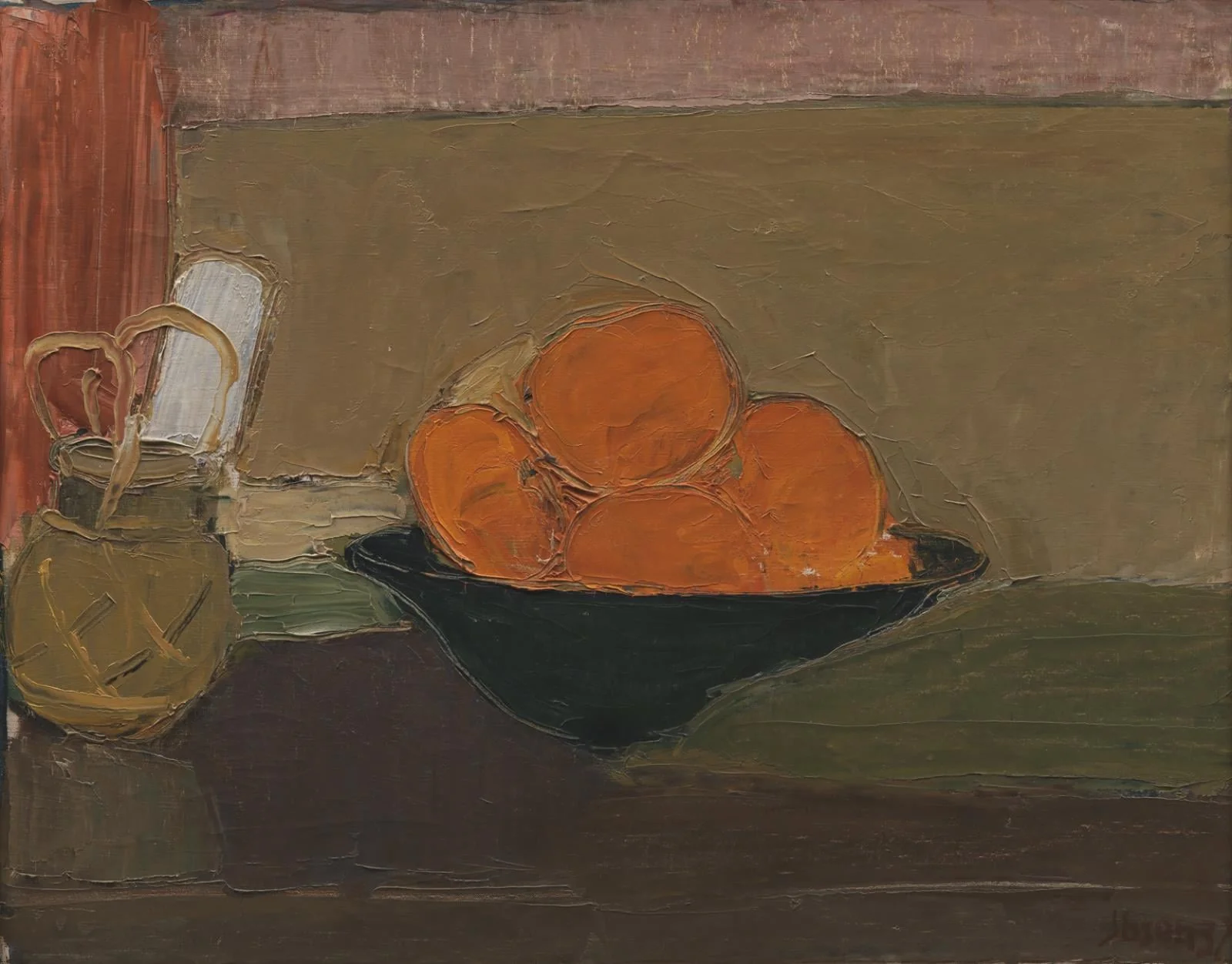 Still Life with Oranges, detail