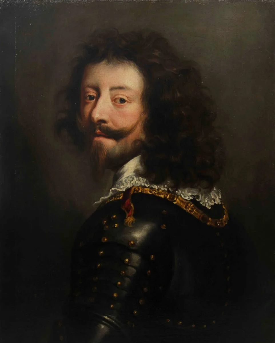 Portretul lui Albert de Ligne, prinț de Barbançon, detail