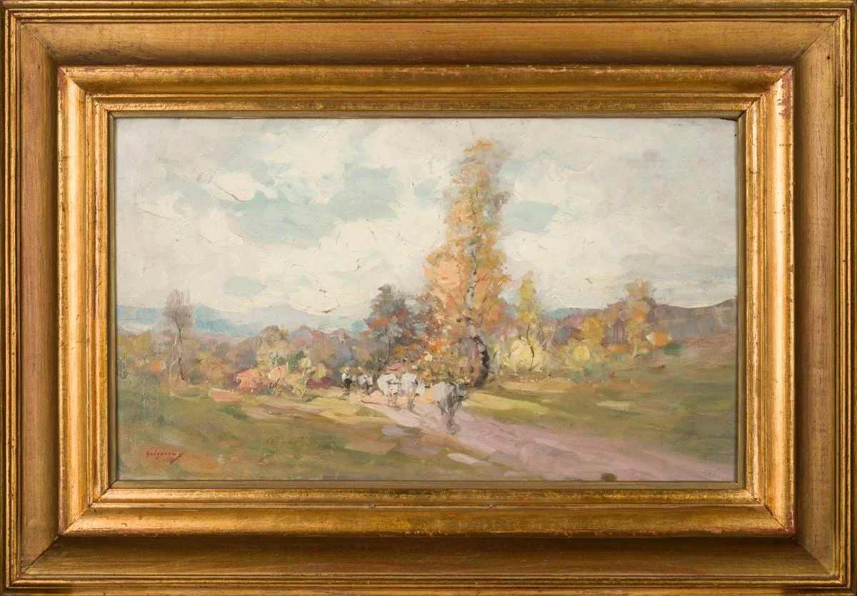 Peisaj de toamnă, detail