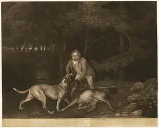 Death of the Doe, by George Stubbs, ink, 1804
