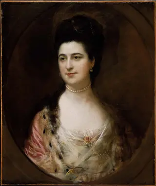 Mrs. Thomas Mathews, by Thomas Gainsborough, oil, 1772