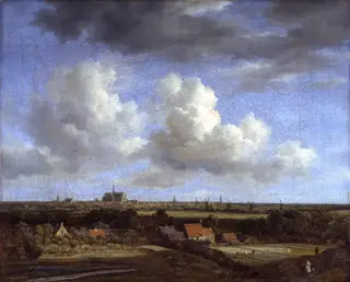 View of Haarlem from the Northwest, by Jacob van Ruisdael, oil, 1668