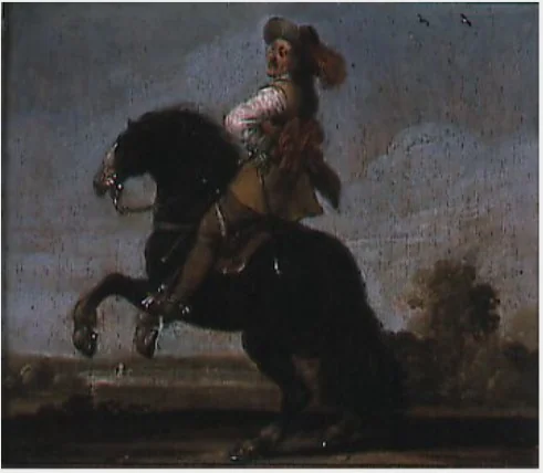 A Mounted Cavalier, detail