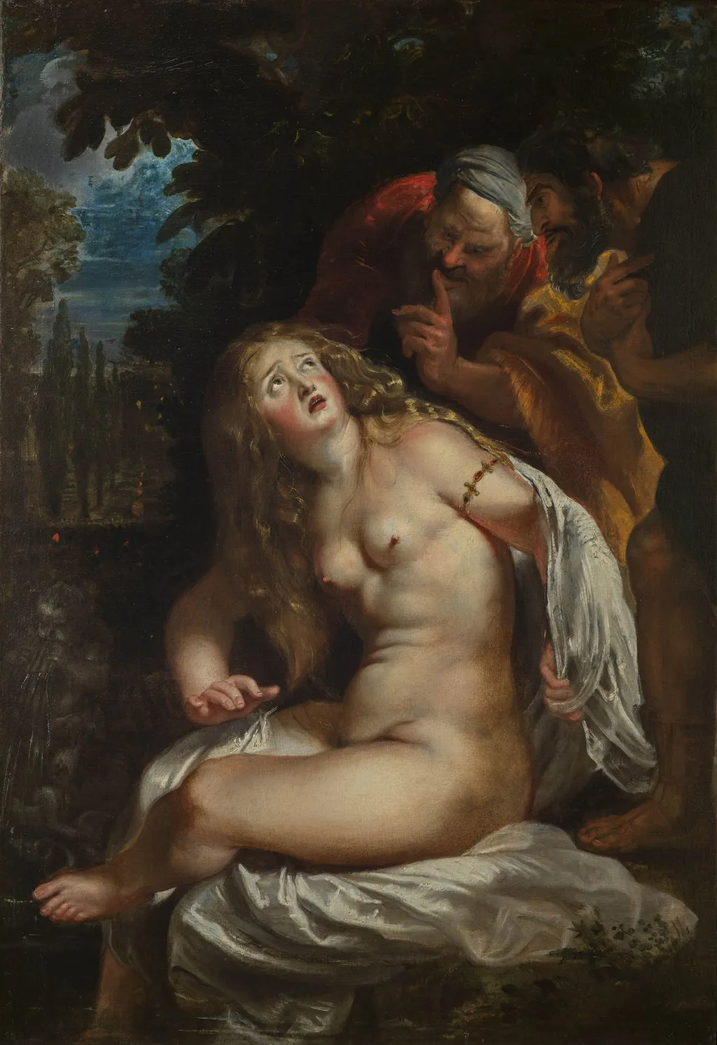 Susanna and the Elders, by Peter Paul Rubens, oil, 1606