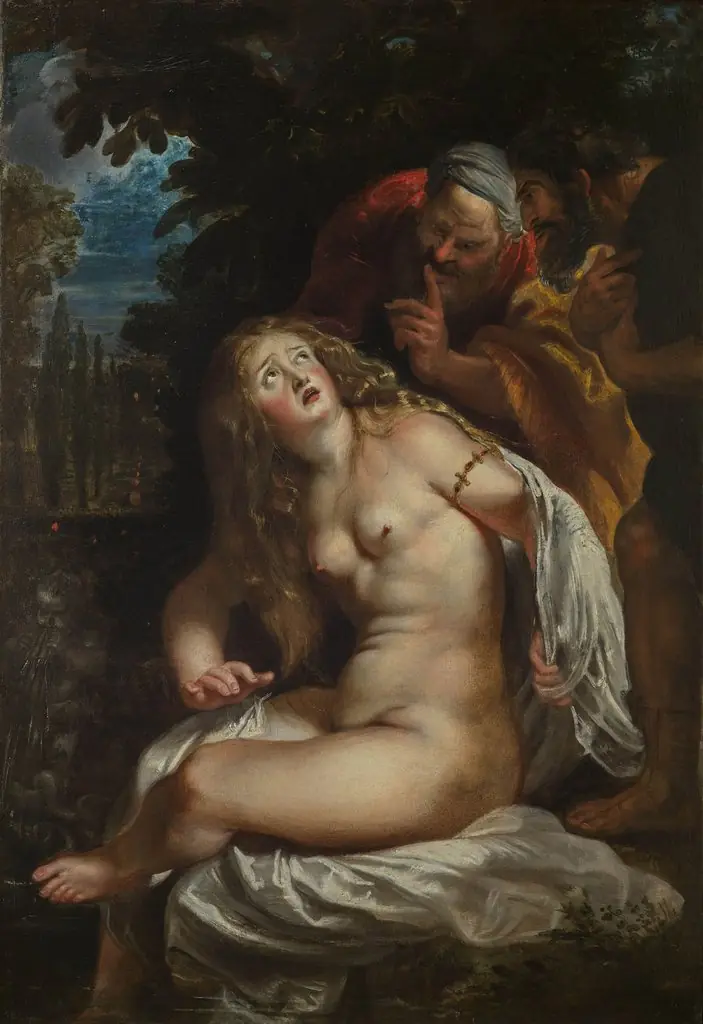 Susanna and the Elders, by Peter Paul Rubens, oil, 1606