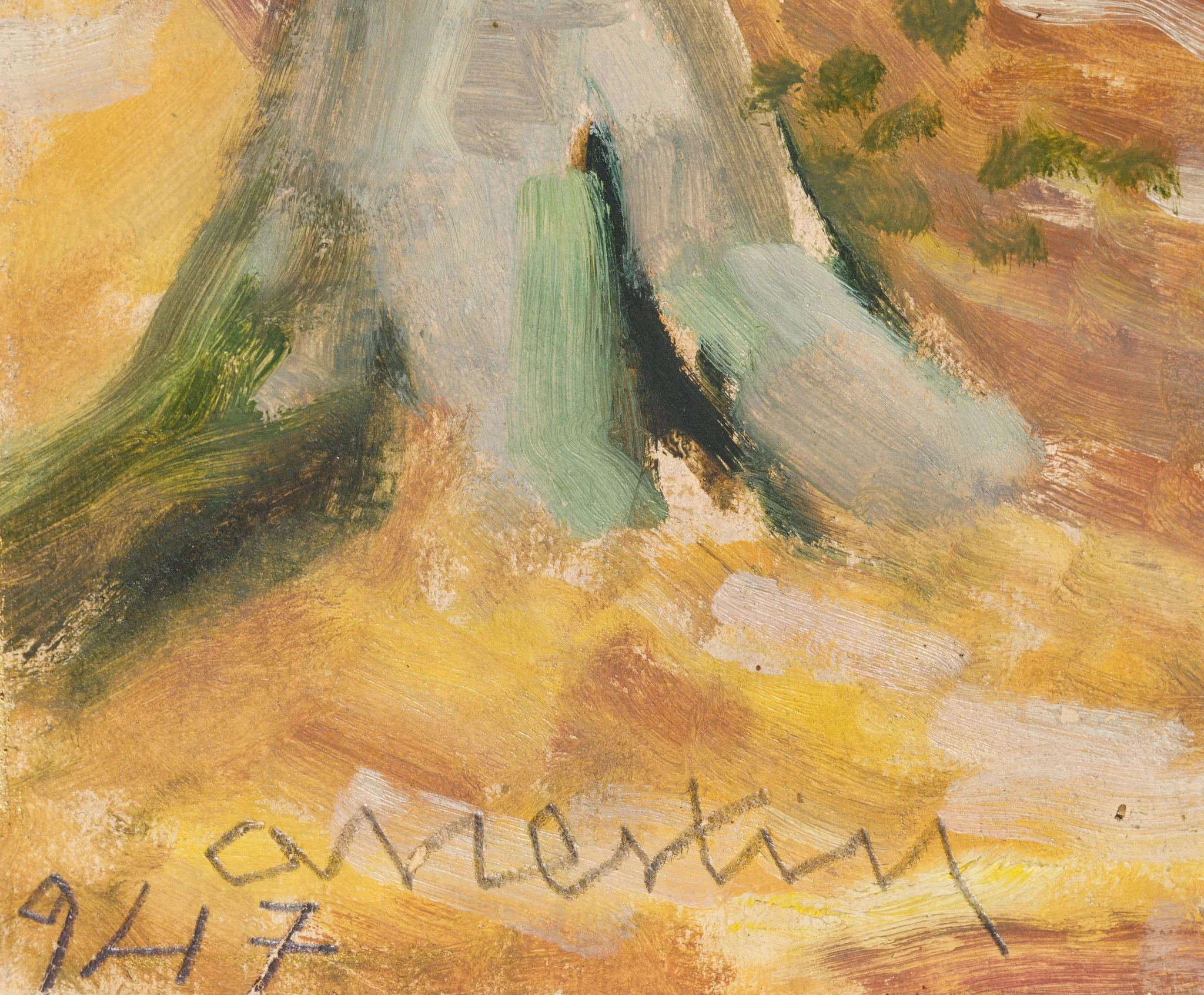 PEISAJ DE PĂDURE, detail