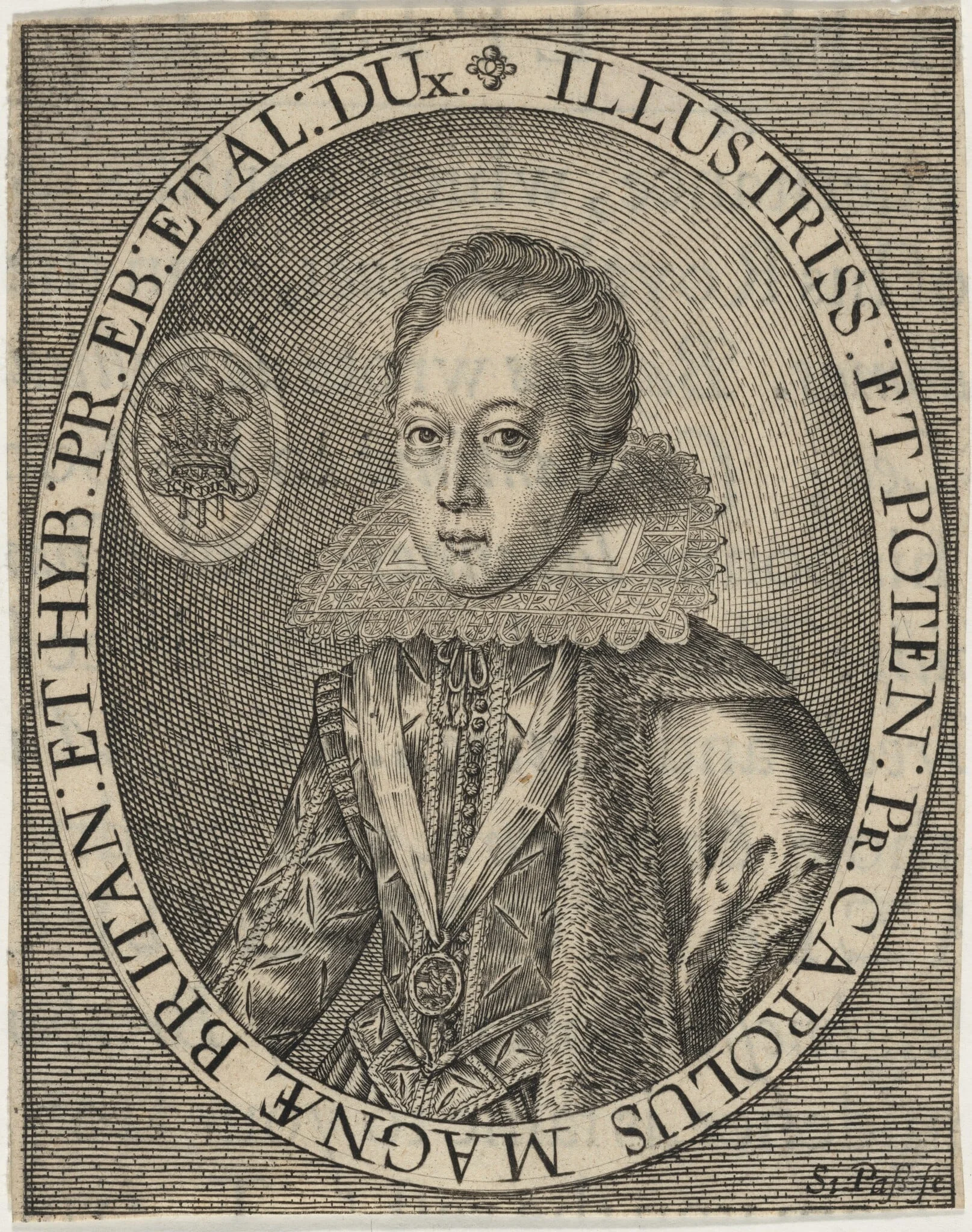 Charles I, King of England as Duke of York, detail