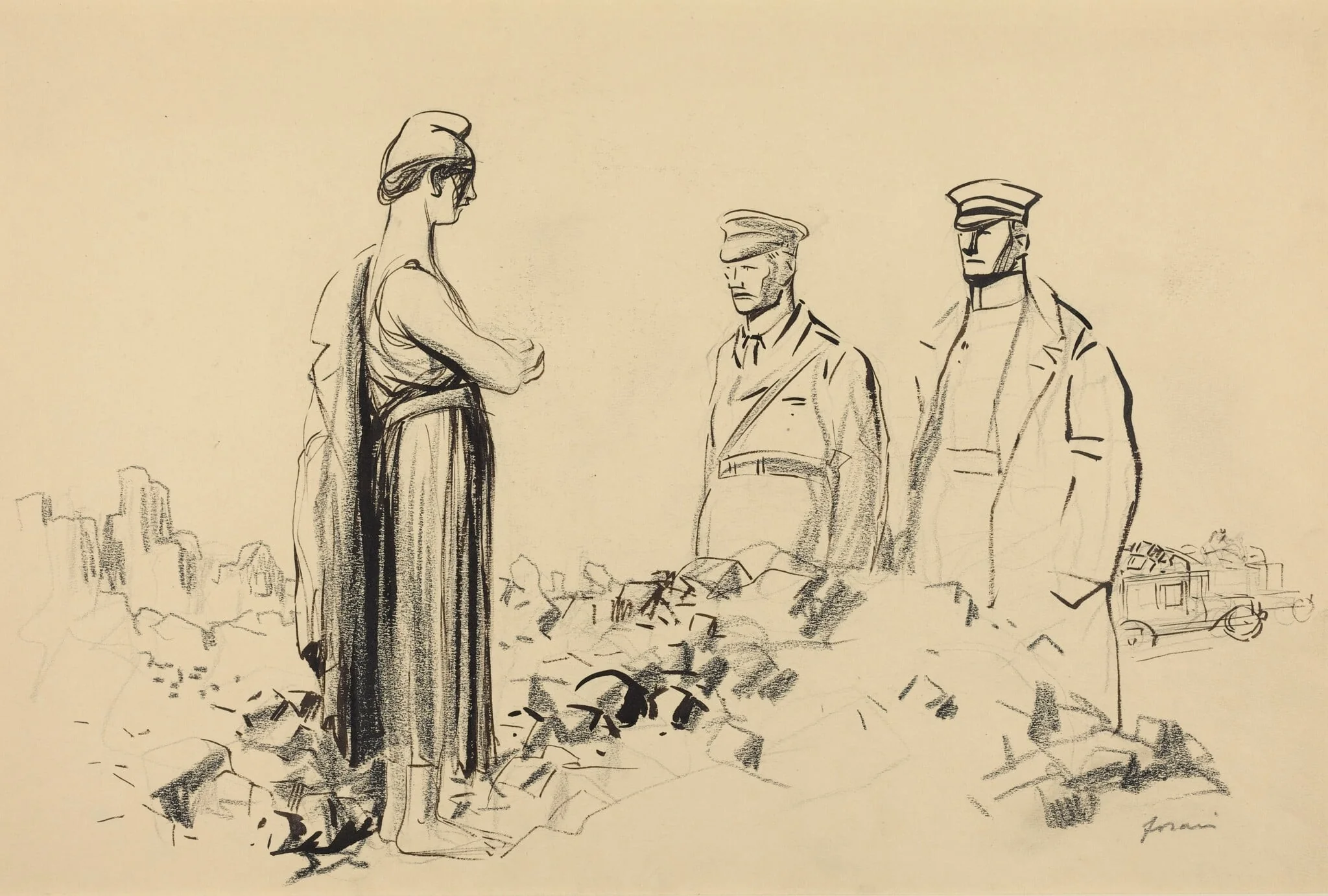 Toward Peace, detail