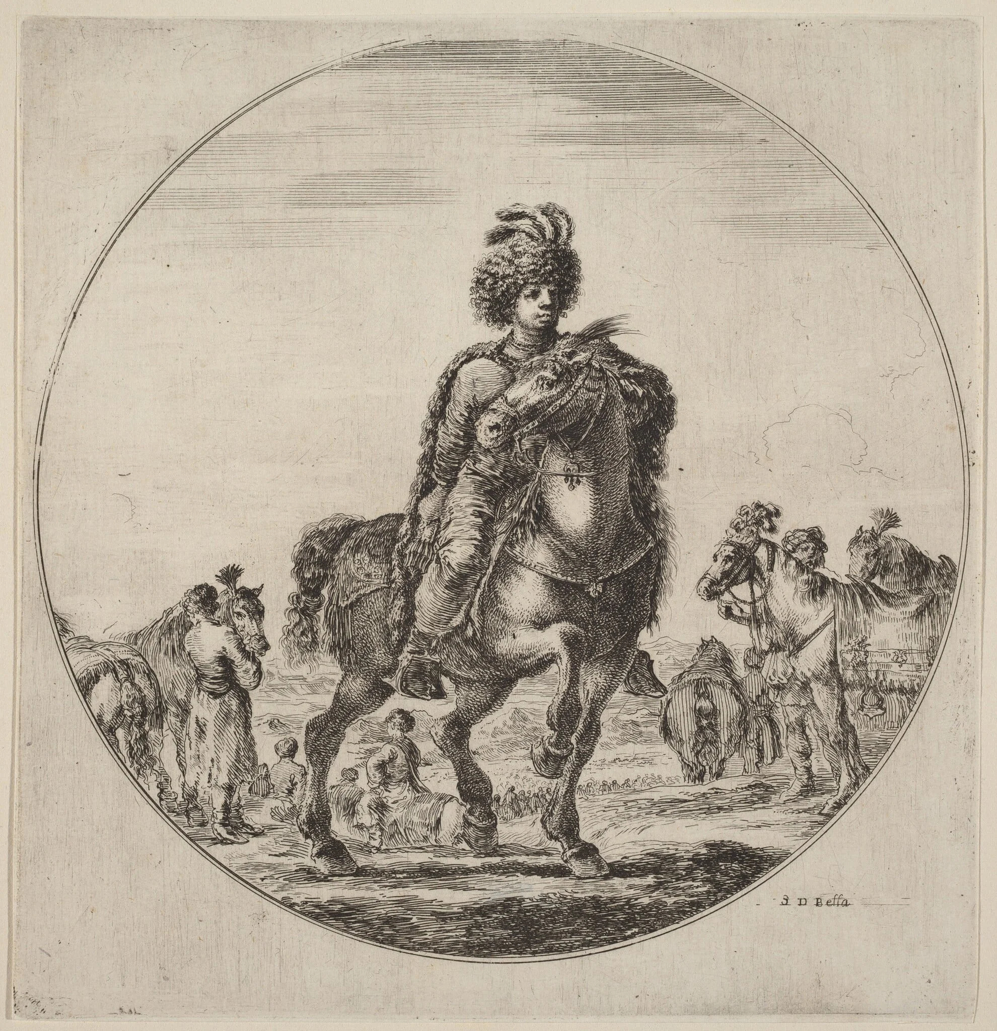 Hungarian Cavalier, detail