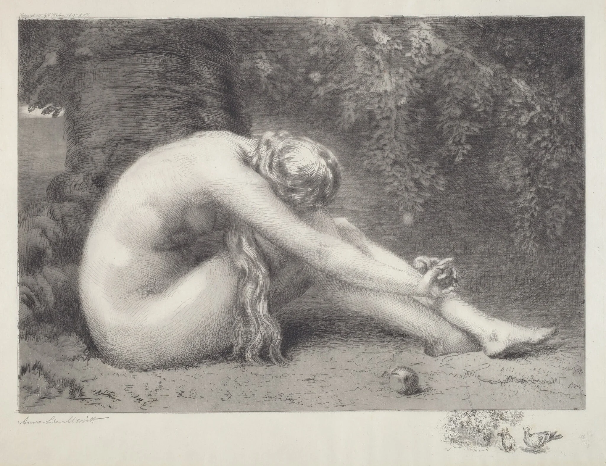 Eve Repentant, detail