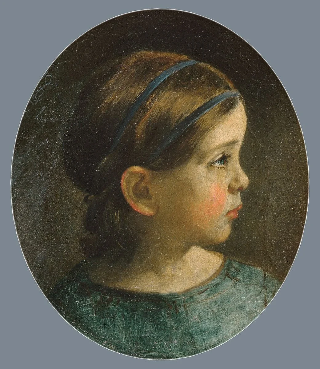 Daughter of William Page (Probably Mary Page), detail