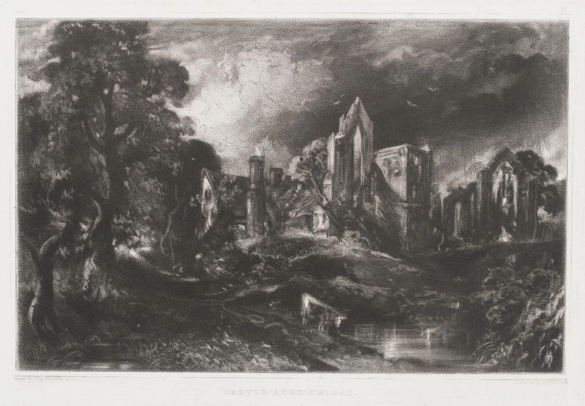 CASTLE ACRE PRIORY, detail