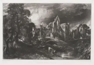 CASTLE ACRE PRIORY, by John Constable