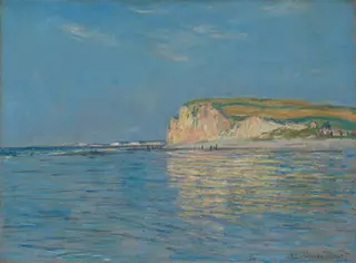 Low Tide at Pourville, near Dieppe, 1882, by Claude Monet, unspecified, 1892