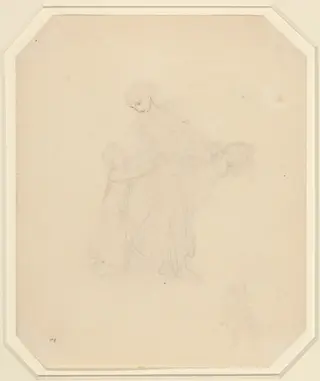 Adult and Two Children, by John Flaxman, graphite, 1790