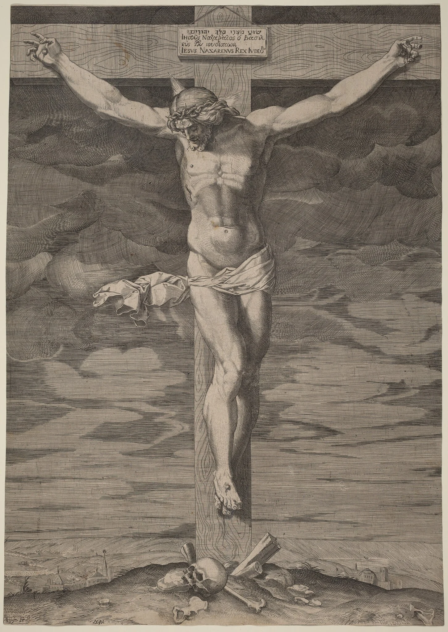 The Crucifixion, detail