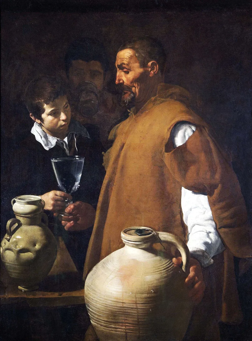 The Waterseller of Seville, by Diego Velázquez, oil, 1620