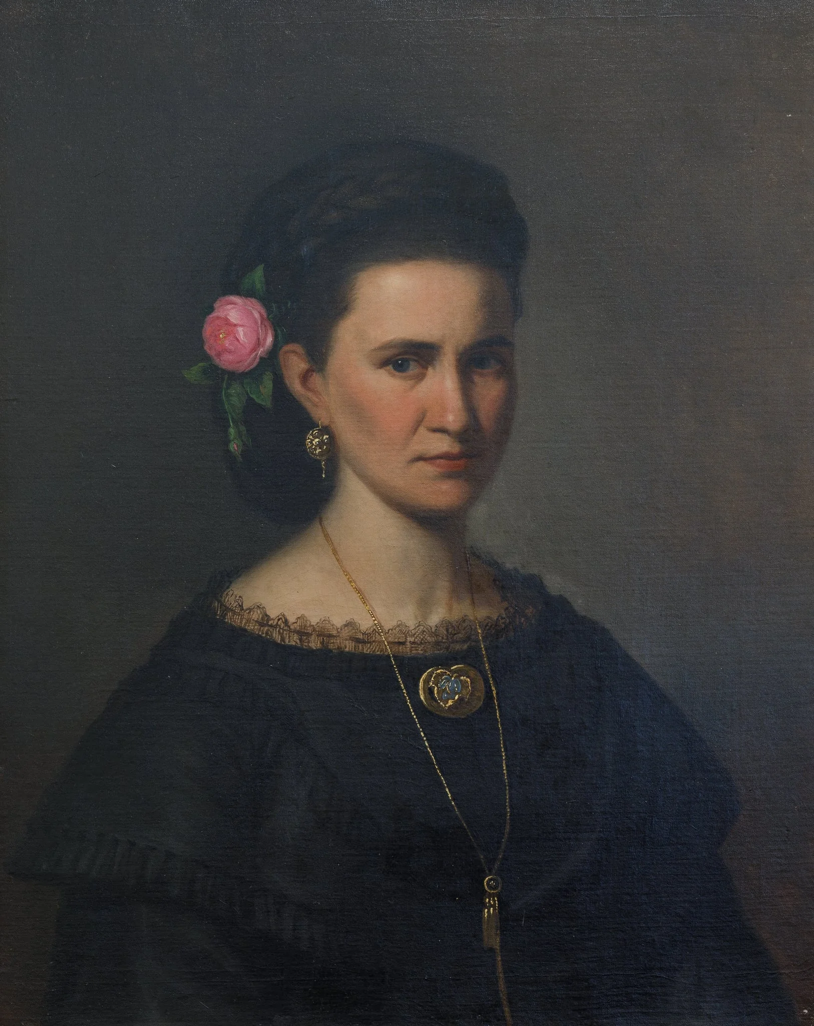 Portret de femeie, detail
