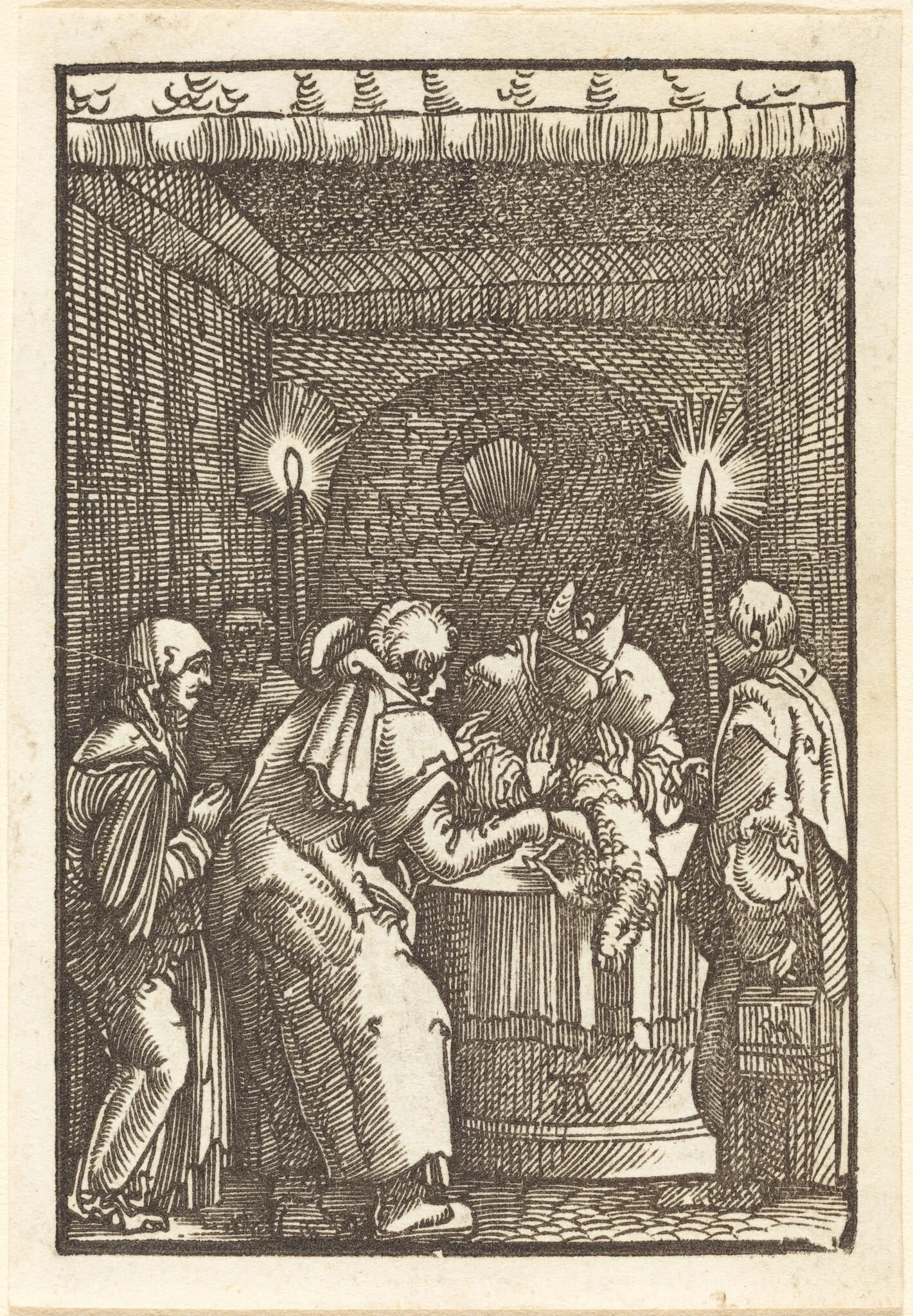 Joachim's Offering Refused, detail