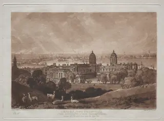 London from Greenwich, by Joseph Mallord William Turner, 1811
