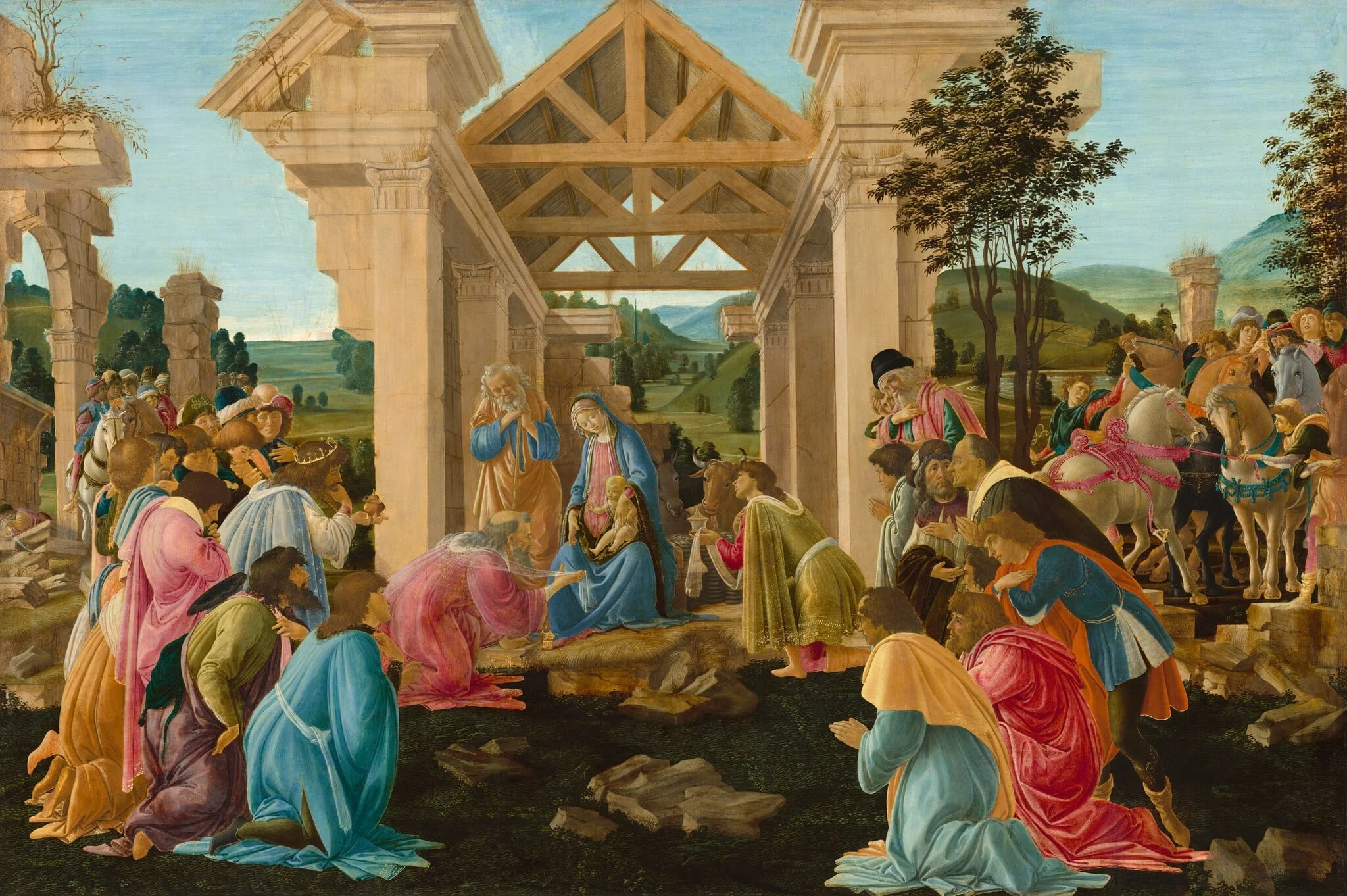 The Adoration of the Magi, detail