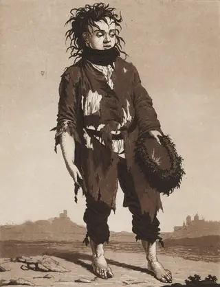 The Young Beggars, by Karl Ludwig Bernhard Buchhorn, 1800