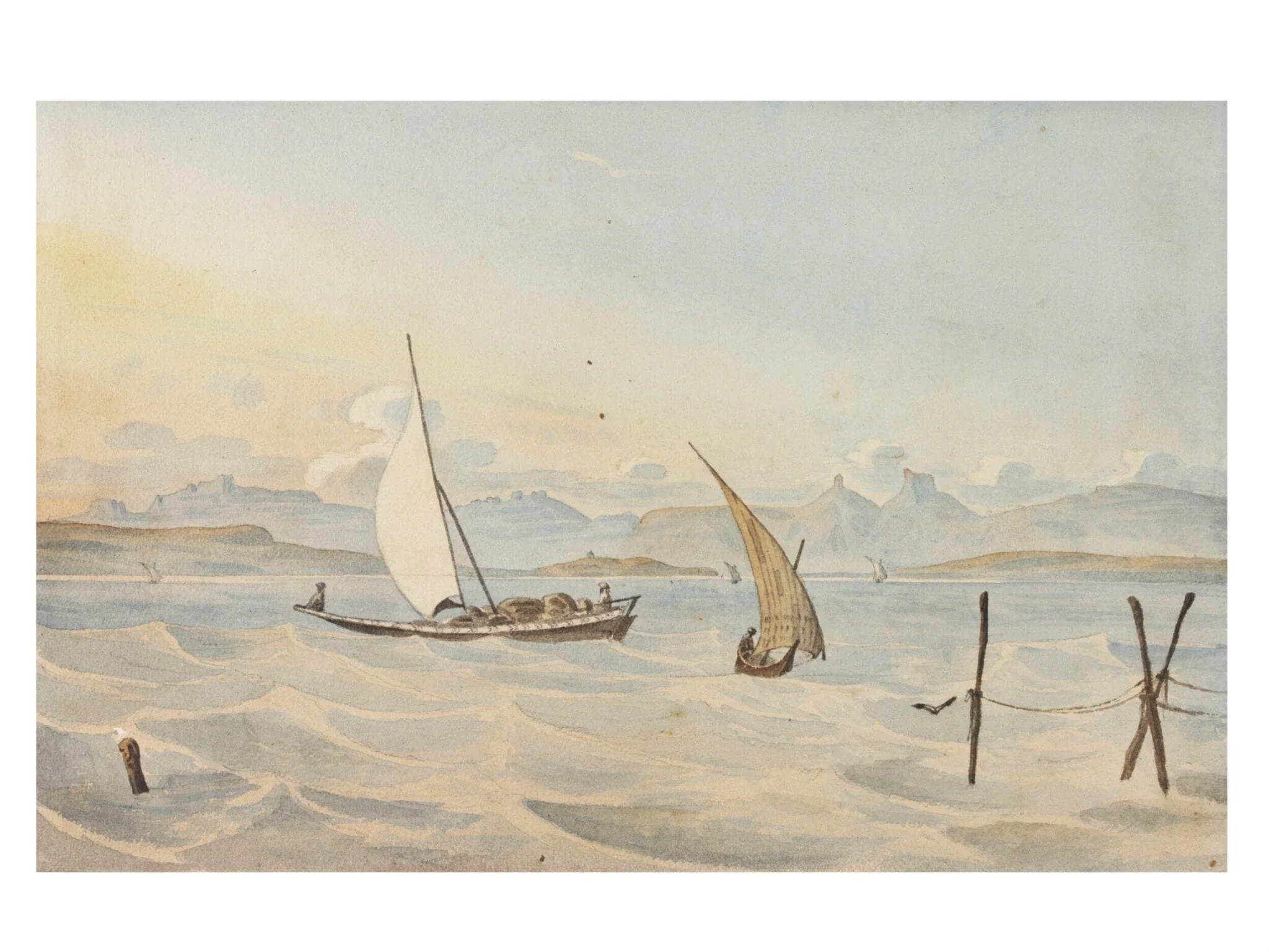Bombay Harbour, detail