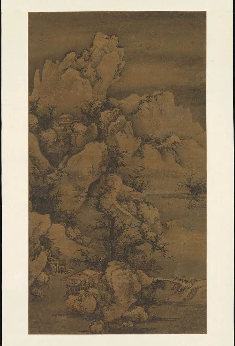 元 姚彥卿 (廷美) 雪山行旅圖 軸|요언경, 눈 덮인 산 속 나그네 중국 원|Traveling through Snow-Covered Mountains, detail