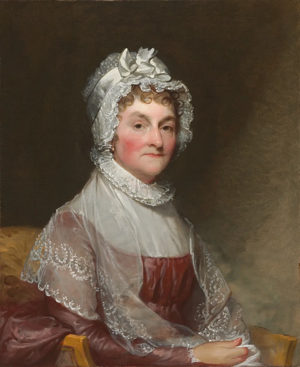 Abigail Smith Adams (Mrs. John Adams), by Gilbert Stuart, oil, 1808