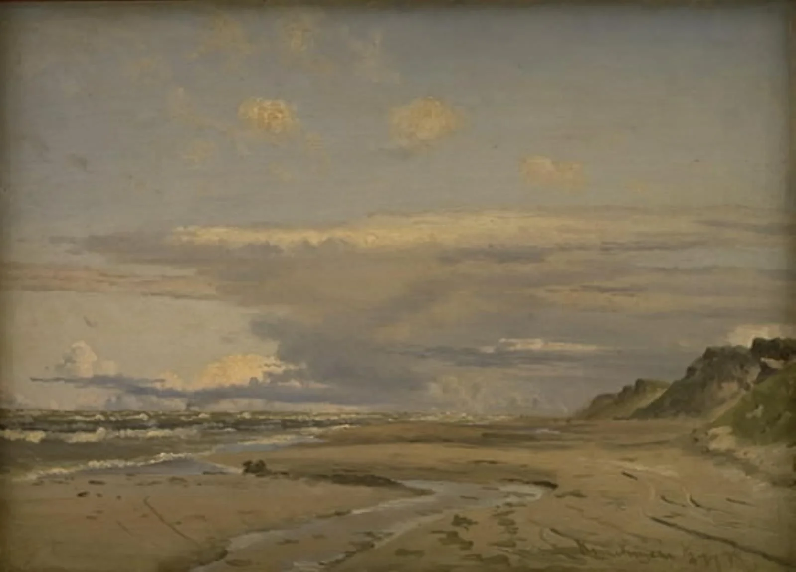 The Beach at Kandestederne, West Jutland, detail