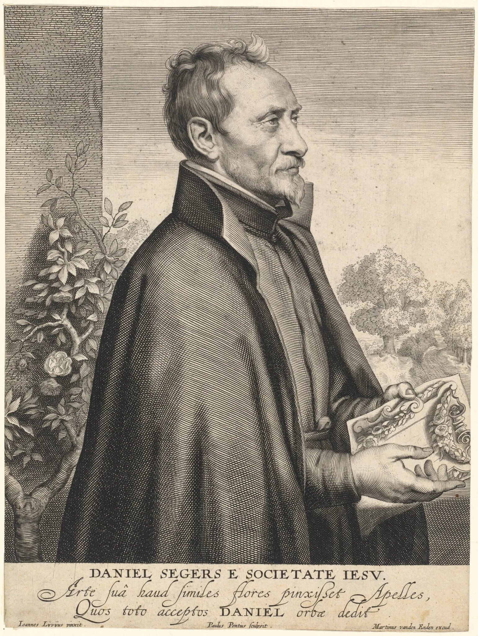 Daniel Segers, Jesuit Priest, detail