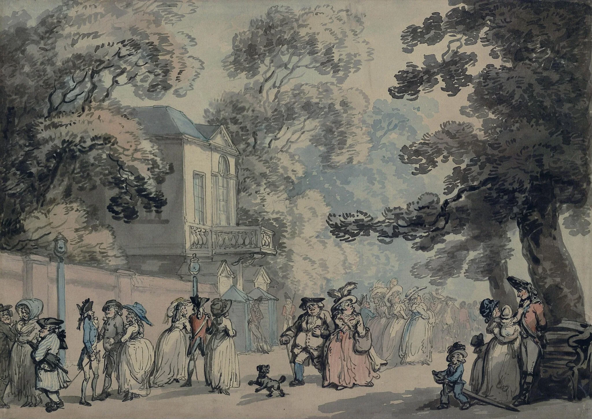 Entrance to the Mall, Spring Gardens, detail