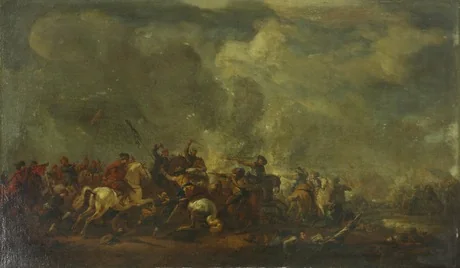 Poles in the battle against the Swedes, detail