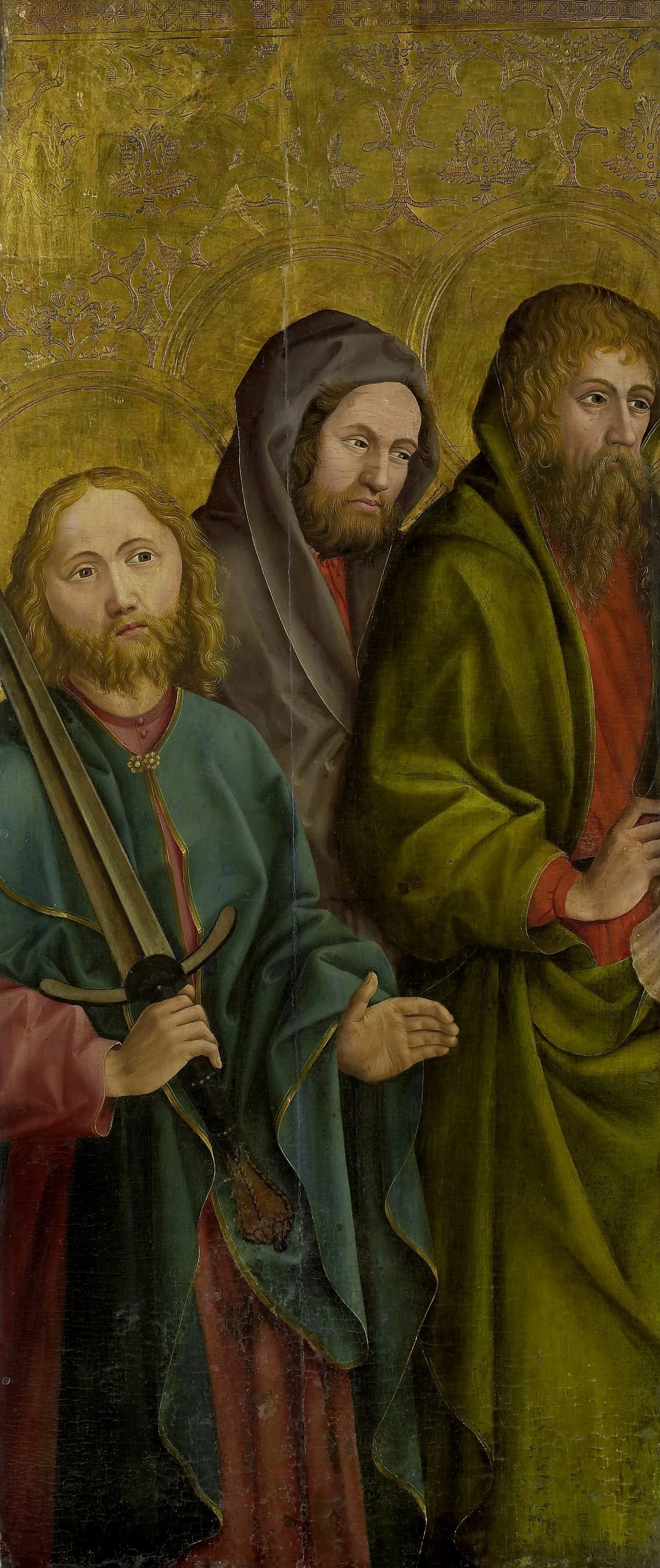 Three Apostles, detail