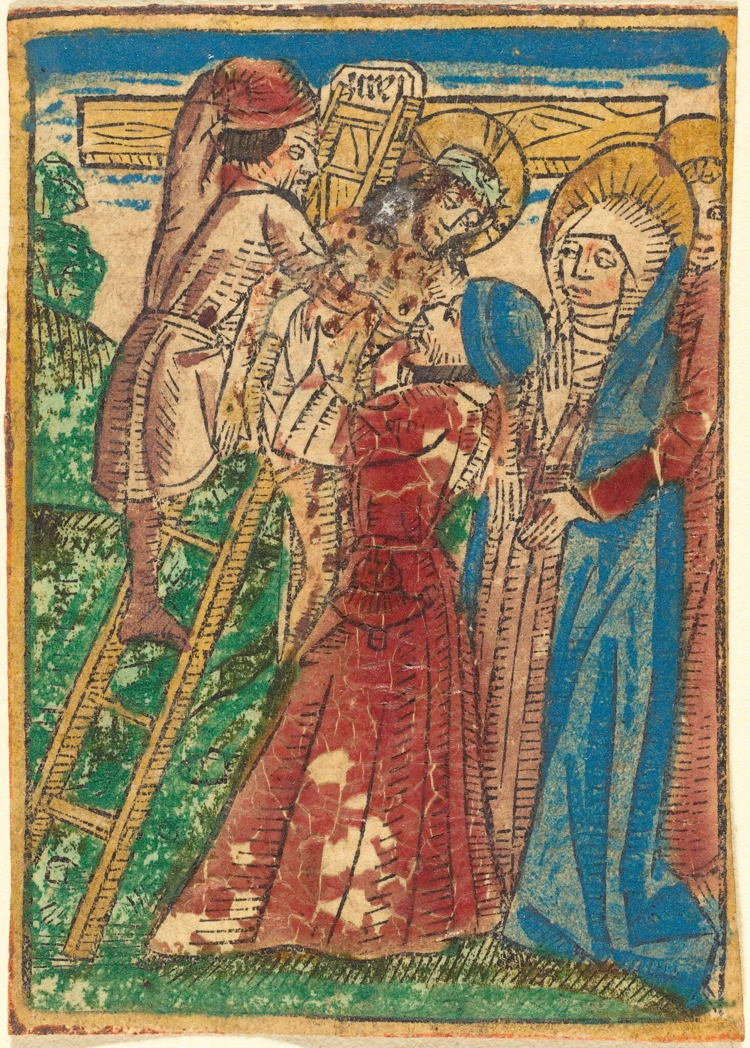 Descent from the Cross, detail