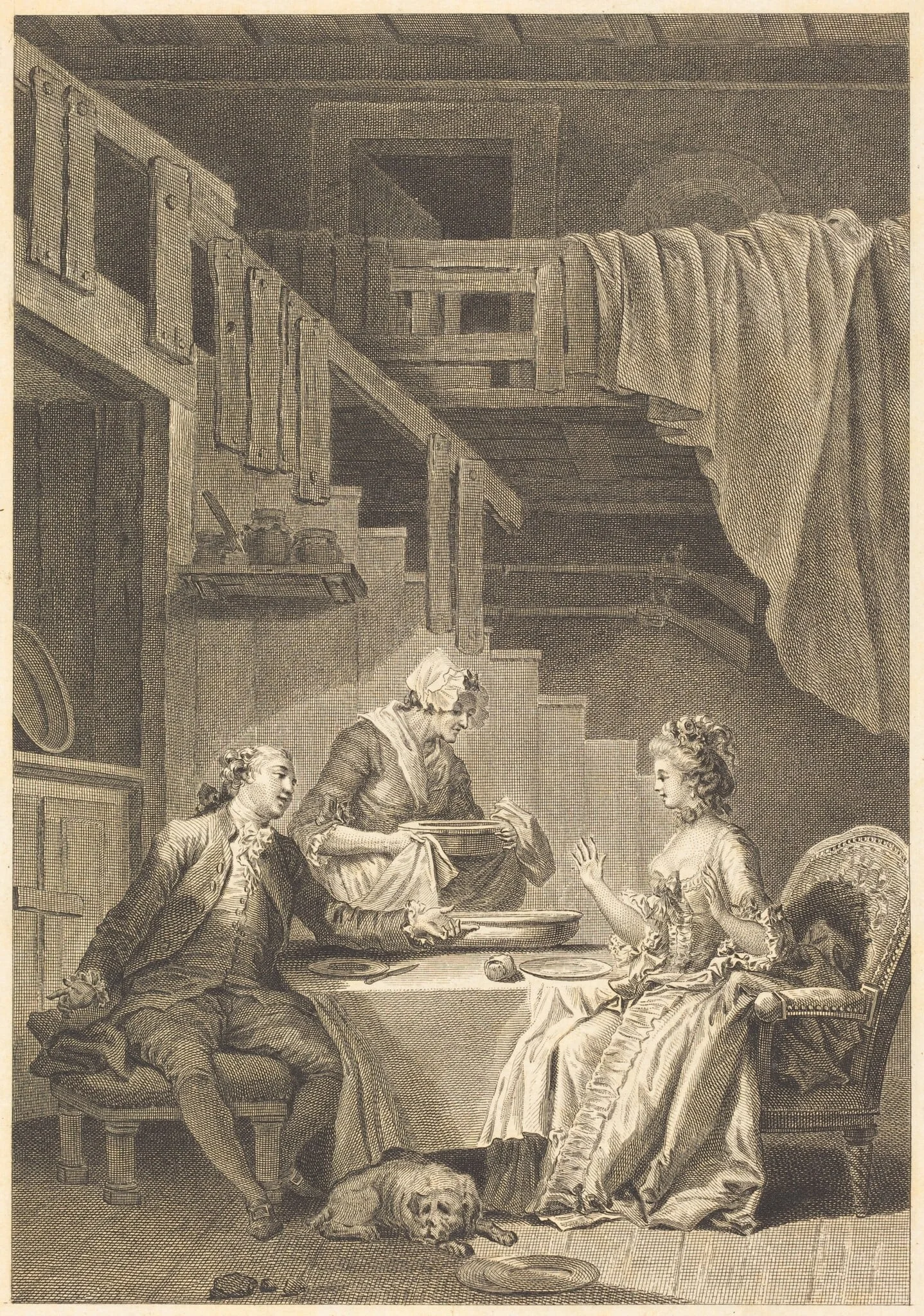 Le faucon, detail
