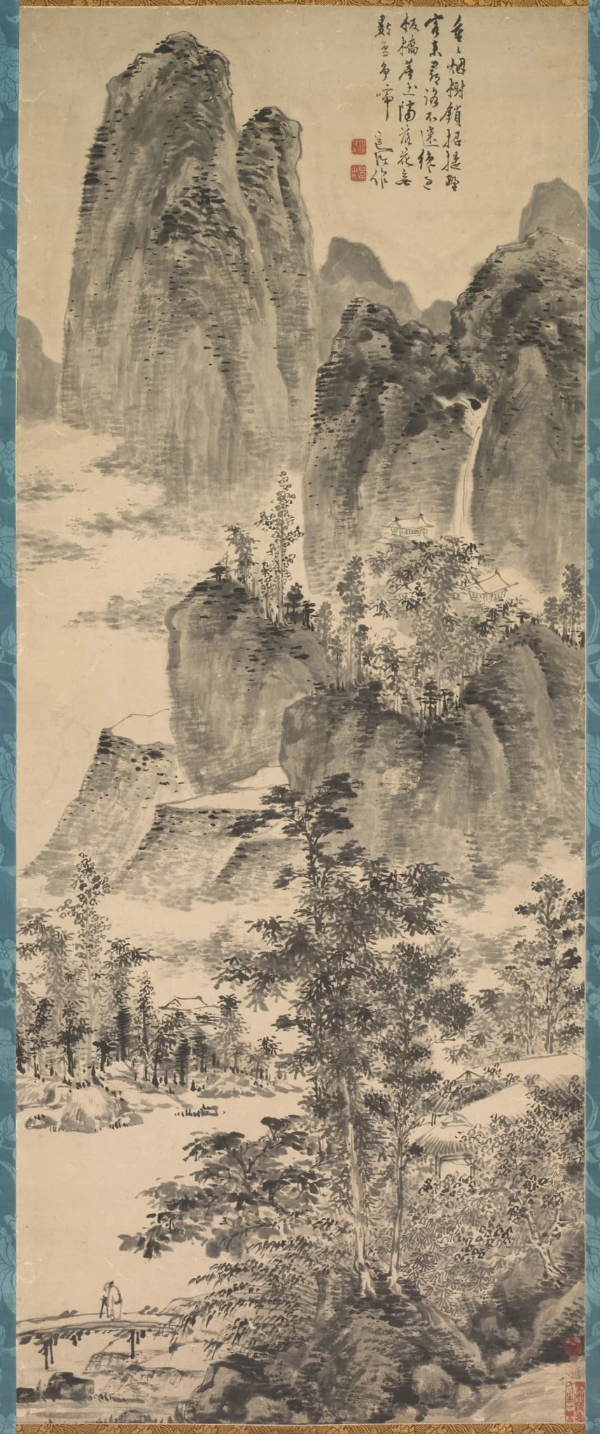 Looking for a Monastery in the Misty Mountains, detail