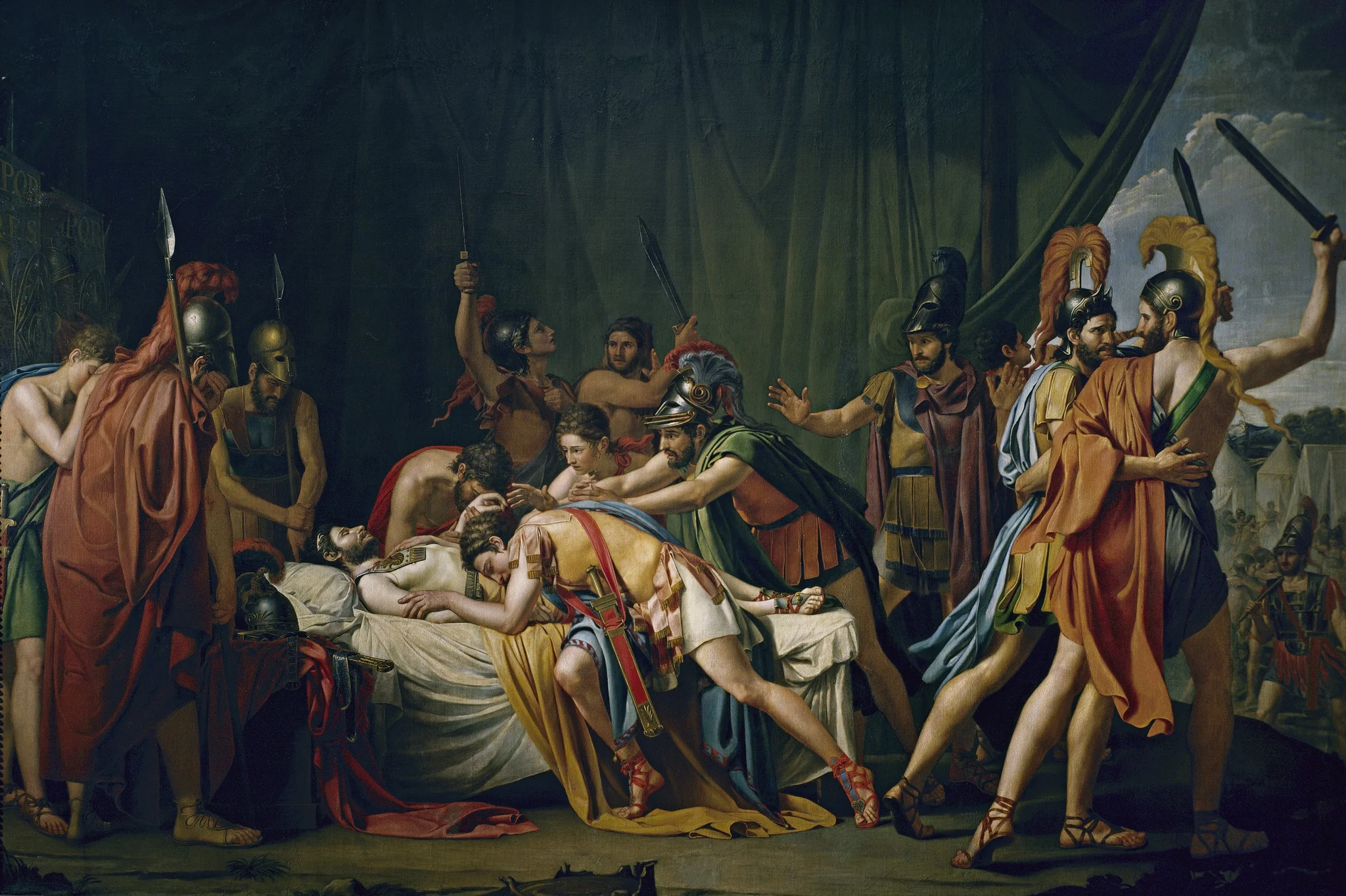 The Death of Viriatus, Chief of the Lusitanians, detail